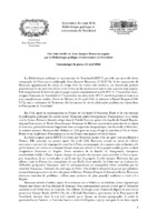 Une lettre autographe inédite de Rousseau à Daniel Roguin (communiqué)